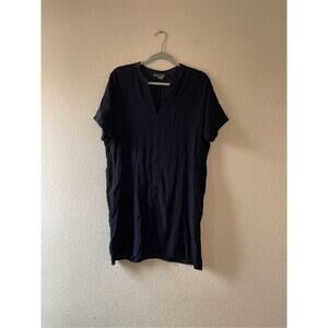 Vince womens side pocket mini shift dress size medium